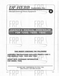 Assembly Addendum - Product Image