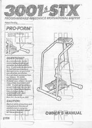 Owners Manual, PF300113 - Product Image