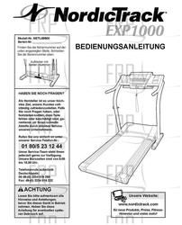 Owners Manual, NETL09900,GERMAN - Product Image