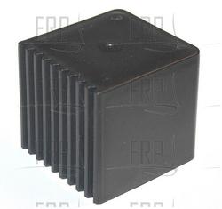 End cap, 2" x 2", Plastic - Product Image