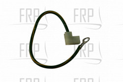 8" GREEN/YELLOW WIRE, F/R - Product Image