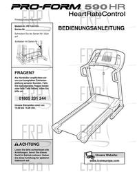 Manual, Owner's, German - German Version