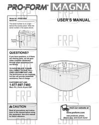 Owners Manual, PFSB73930 - Product Image