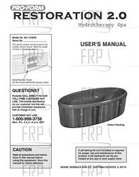 Owners Manual, 210020 G01131AC - Product Image