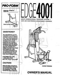 Owner's Manual, PF400110 - Product Image
