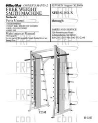 Manual, Owner's F2SM - Product Image