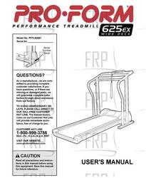 Manual, Owner's, PFTL62581 - Product Image