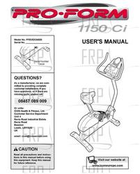 Owners Manual, PFEVEX24020,UK - Product Image