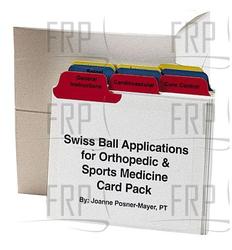 Swiss Ball Applications Card Deck - Product Image
