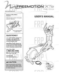 Manual, User's - Product Image