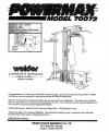 6032854 - Owners Manual, 70072-3,ASSEMBLY MANUAL - Product Image
