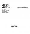 OWNERs MANUAL M9.21 M9.21S - Product Image OWNERs MANUAL M9.21 M9.21S - Product Image
