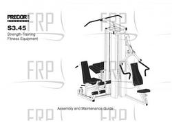 OWNERS MANUAL,S3.45 - Product Image