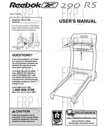 Owners Manual, RBTL71930 - Product image