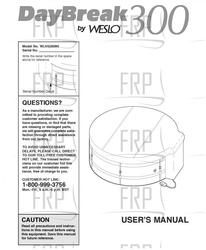Owners Manual, WLHS26080 - Product Image