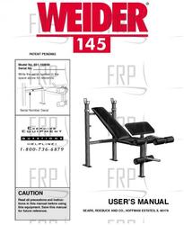 Owners Manual, 150850 H01516AC - Product Image