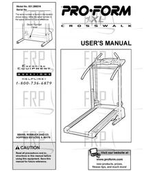Owners Manual, 299216 165862 - Product Image
