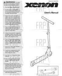 Owners Manual, OSSC03700 - Product Image