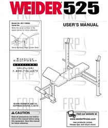 Owners Manual, 150630 - Product Image