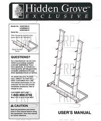 Owners Manual, HGRK08910 - Product Image
