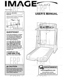 Owners Manual, IMTL07611 184888- - Product image