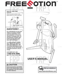 Owners Manual, FMSY15920 - Product Image