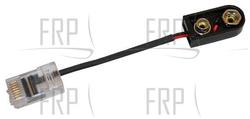 Adapter, 9V Battery to RJ45 - Product Image