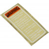 6006545 - Decal, General Warning - Product Image
