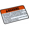 6045618 - Decal, Site Warning, Seat - Product Image