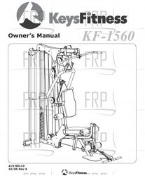 MANUAL KF-1560 - Product Image