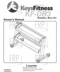 MANUAL, KF-DB3 - Product Image