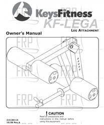 MANUAL KF-LEGA - Product Image
