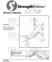 MANUAL ST-NB - Product Image