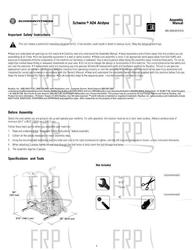 Manual, Assembly - Product Image