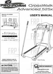 Manual, Owner, 831.293250 - Product Image
