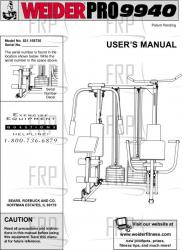 Manual, Owners, 831.159730 - Product Image