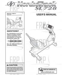 Manual, Owner's, 831.305070 - Product Image