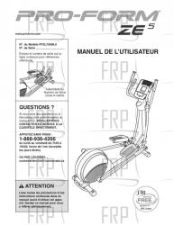 Manual, Owner's Canadian French - Image