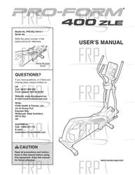 Manual, Owner's, English - Product Image