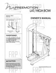 Manual, Owner's English - Image