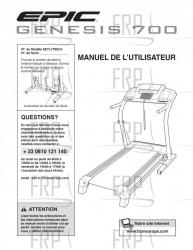 Manual, Owner's, French - Image