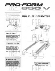 Manual, Owner's, French - Image