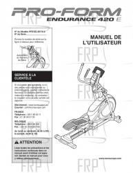 Manual, Owner's French - Image