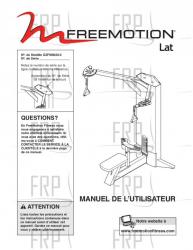 Manual, Owner's French - Image