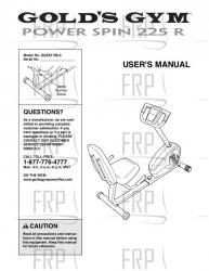 Manual, Owner's, GGEX17960 - Image