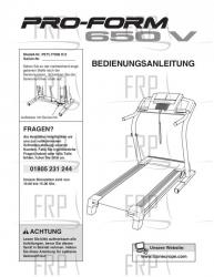 Manual, Owner's, German - Image