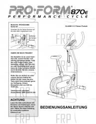 Manual, Owner's German - Image