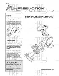 Manual, Owner's German - Image