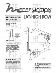 Manual, Owner's German - Image