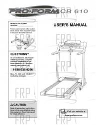 Manual, Owner's, PCTL55811 - Image